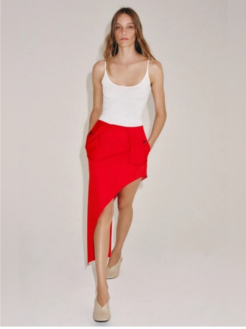 ZARA ASYMMETRIC POCKET
SKIRT ZW COLLECTION